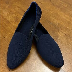 Rothy’s Almond Loafer, Navy, Size 7.5